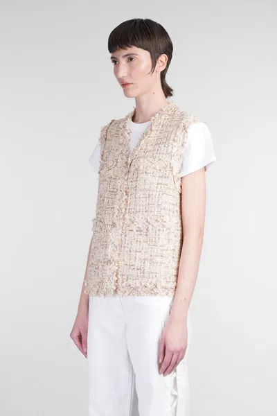 Iro Ozya Casual Jacket In Beige Polyester In Neutral