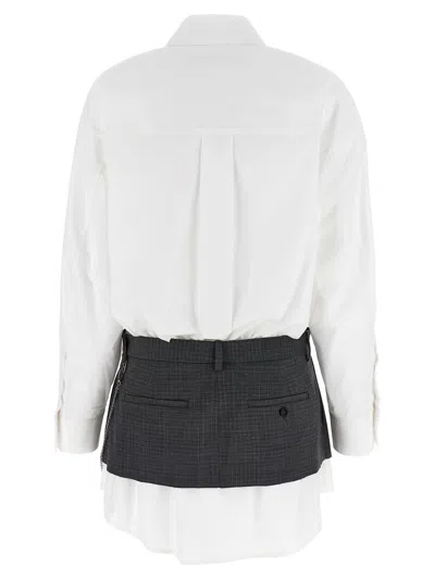 Alexander Wang Pre-styled Shirt Dress W Chain Dresses Multicolor