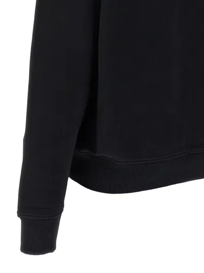 Ami Alexandre Mattiussi Ami Paris Ami De Coeur Crewneck Sweatshirt In Black