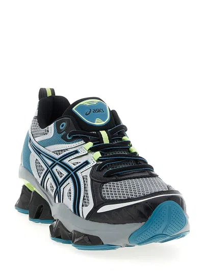 Asics Multicolor Mesh And Rubber Gel Quantum Kinetic Sneakers In Multi