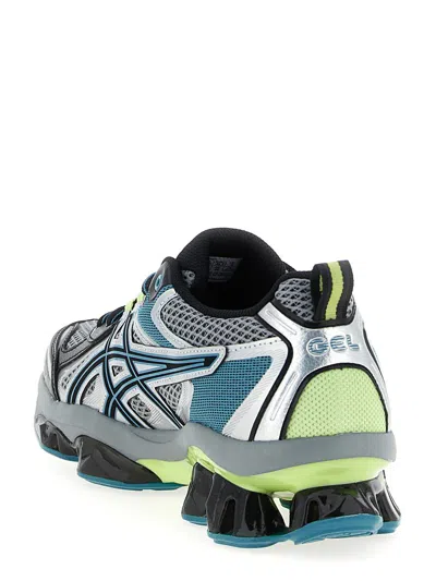 Asics Multicolor Mesh And Rubber Gel Quantum Kinetic Sneakers In Multi