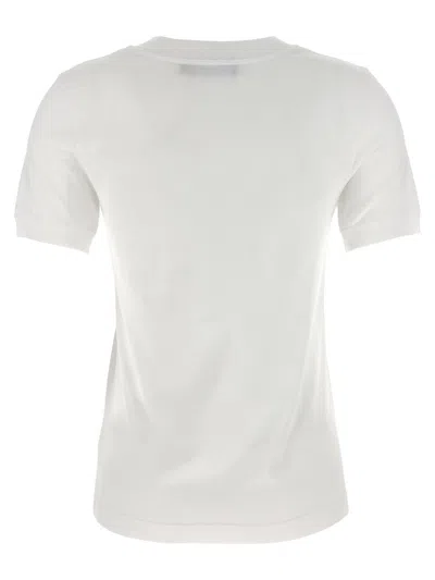 Dolce & Gabbana Logo Embroidery T-shirt In Brown