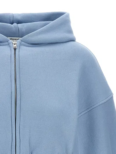 Alexander Wang T T By Alexander Wang Cropped Hoodie