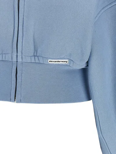 Alexander Wang T T By Alexander Wang Cropped Hoodie