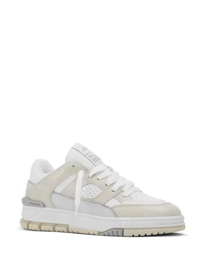 Axel Arigato Area Lo Sneaker Sneakers In Beige Leather In White