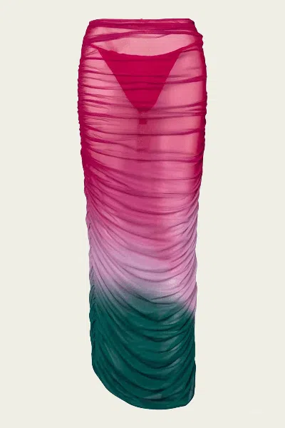 Baobab Bahia Pareo In Claret In Multi