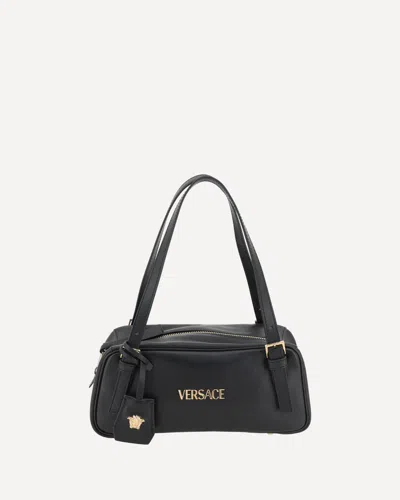 Versace Shoulder Bag In Black