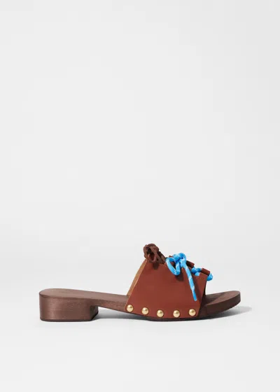 & Other Stories Lace-up Clog Sandals