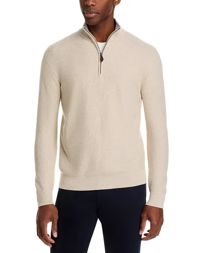 The Men's Store At Bloomingdale's Birdseye Knit Quarter Zip Sweater - Exclusive