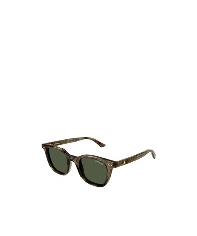Montblanc Eyewear Square Frame Sunglasses In Black