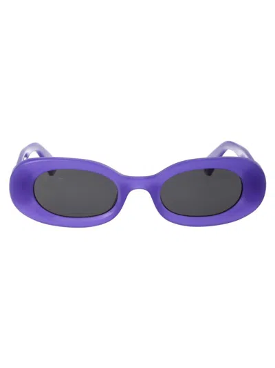Off-white Sunglasses In Blue