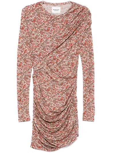 Isabel Marant Étoile Denise Mini Dress In Pink