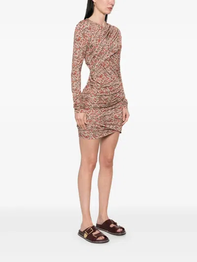 Isabel Marant Étoile Denise Mini Dress In Pink