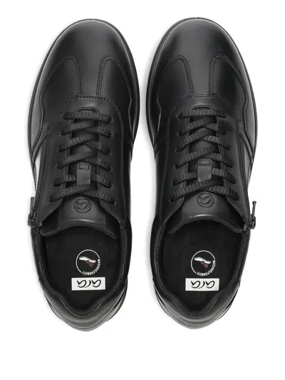 Ara レースアップ レザースニーカー In Black