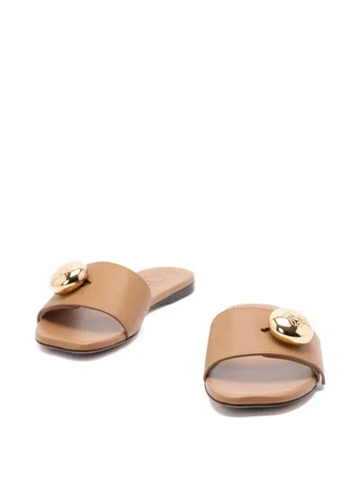 Loewe Pebble Slide In Soft Calfskin