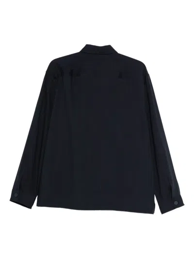 Hugo Boss Relaxed-fit Shirt In An Italian-made Linen Blend In Black