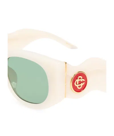 Casablanca Geometric Frame Sunglasses In Neutral