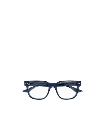 Montblanc Eyewear Square Frame Glasses In Blue