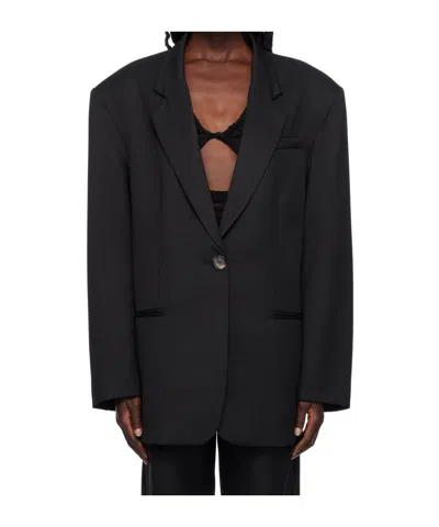Christopher Esber Black Bermuda Blazer In Black