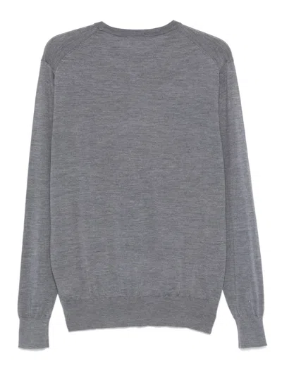 Aspesi Virgin Wool Sweater In Gray