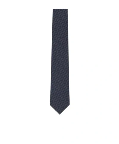 Giorgio Armani Pointed Tie In Blue