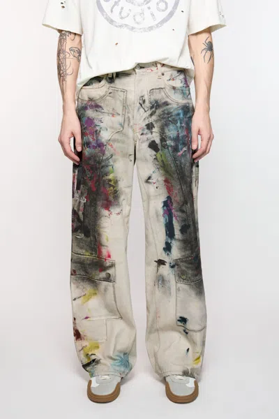 Acne Studios Loose Fit Jeans 1981 In Multi