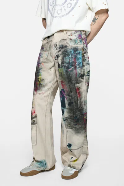 Acne Studios Loose Fit Jeans 1981 In Multi
