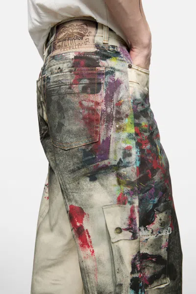 Acne Studios Loose Fit Jeans 1981 In Multi