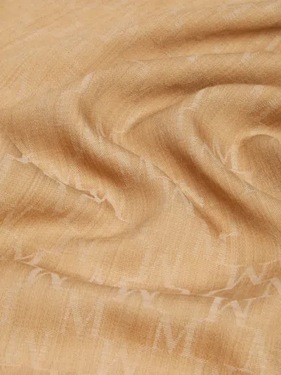 Max Mara Letter Wool Shawl