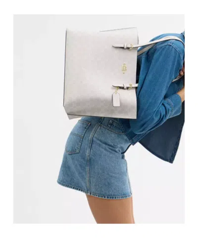 Coach Mollie Tote Bag In Signature Canvas