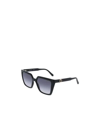Ferragamo Frame Sunglasses In Black