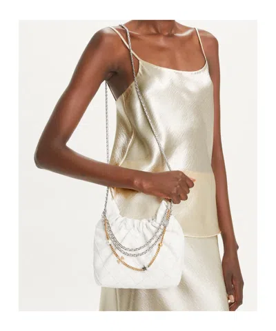Tory Burch Mini Fleming Distressed Tote Bag