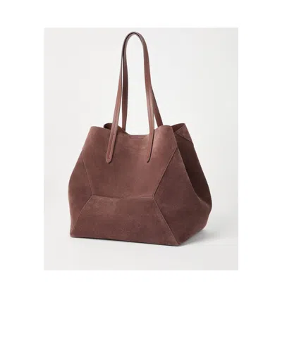Brunello Cucinelli Duo Suede Tote Bag