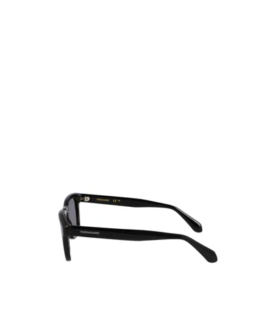 Ferragamo Geometric Frame Plain Mirror In Black