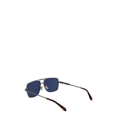 Ferragamo Geometric Frame Plain Mirror In Blue