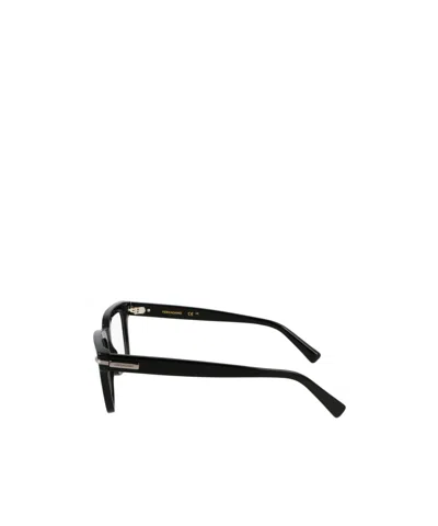 Ferragamo Geometric Frame Plain Mirror In Black