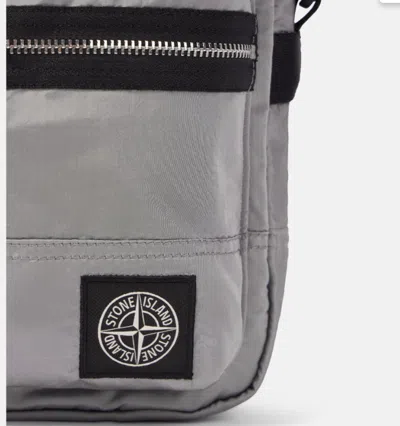 Stone Island Pouch Bag With Front Pocket And Ripstop Lining