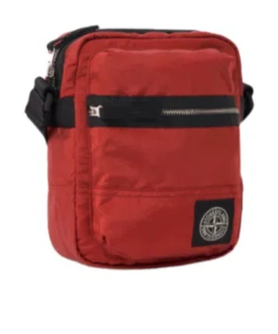 Stone Island Pouch Bag With Front Pocket And Ripstop Lining
