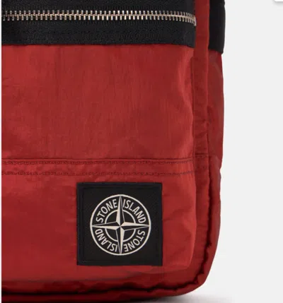Stone Island Pouch Bag With Front Pocket And Ripstop Lining