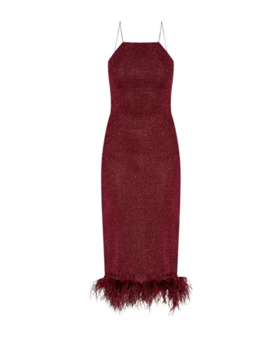 Oseree Oséree Dresses In Burgundy
