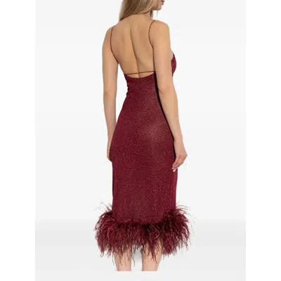 Oseree Oséree Dresses In Burgundy