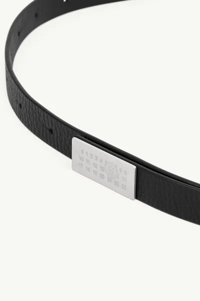 Mm6 Maison Margiela Mini Numeric Belt In Black