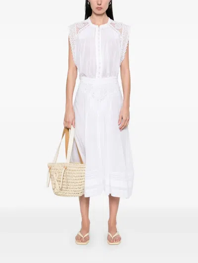 Isabel Marant Étoile Gresia トップ In White