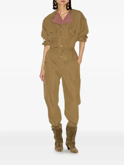 Isabel Marant Étoile Dahona ジャンプスーツ In Brown
