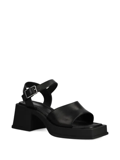 Vagabond 60mm Hennie Heeled Sandals In Black