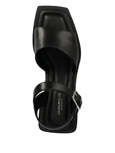 Vagabond 60mm Hennie Heeled Sandals In Black