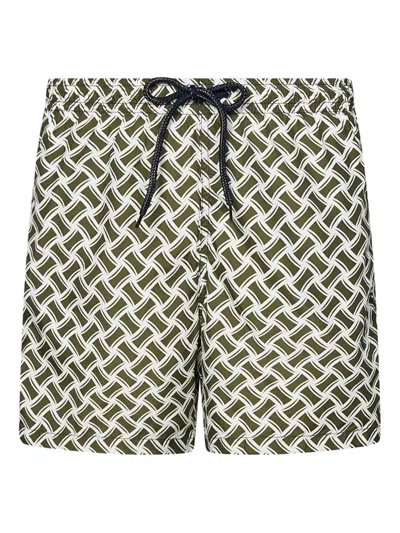 Drumohr Geometric-pattern Swim Shorts In Multi