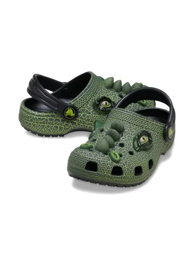 Crocs Iam Scary Dino "green" Sandals In Green