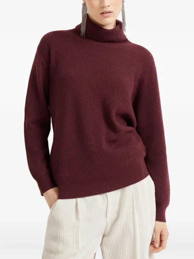 Brunello Cucinelli Ribbed Turtleneck Sweater