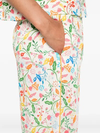 Iblues Floral-print Trousers In Multi